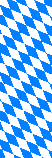 Bavarian Vertical Lozengy Flag